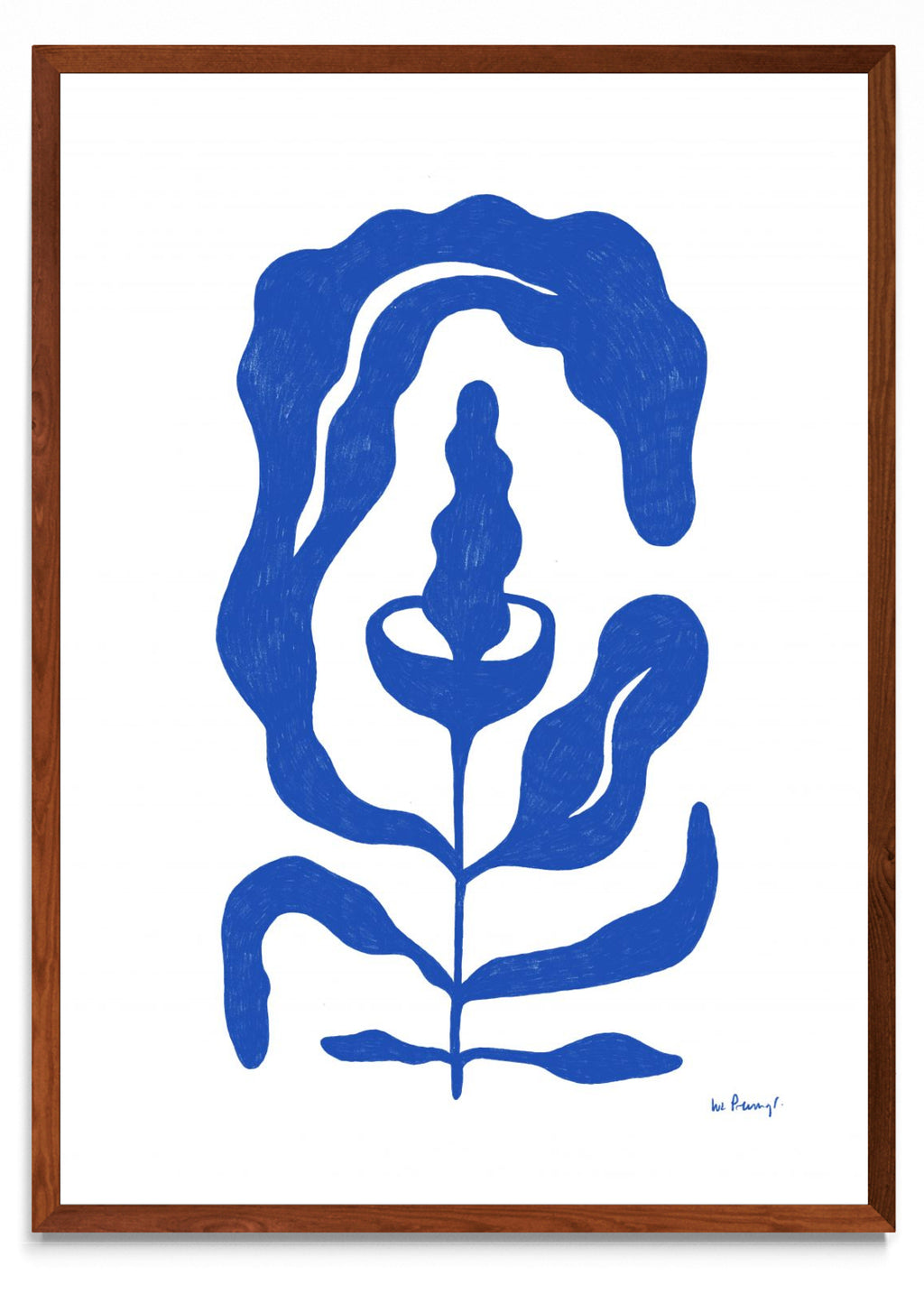 Flor azul 4 - Retrato MO