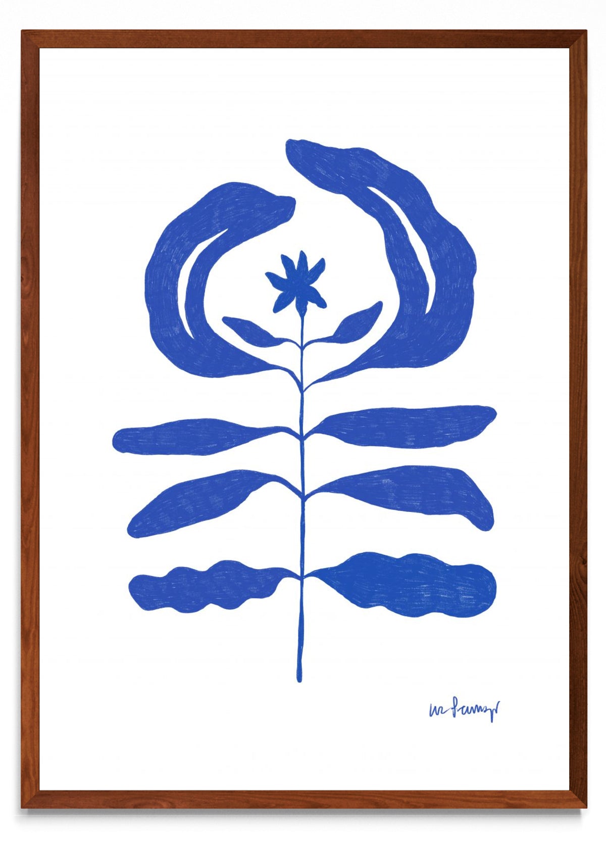 Flor azul 7 - Retrato MO