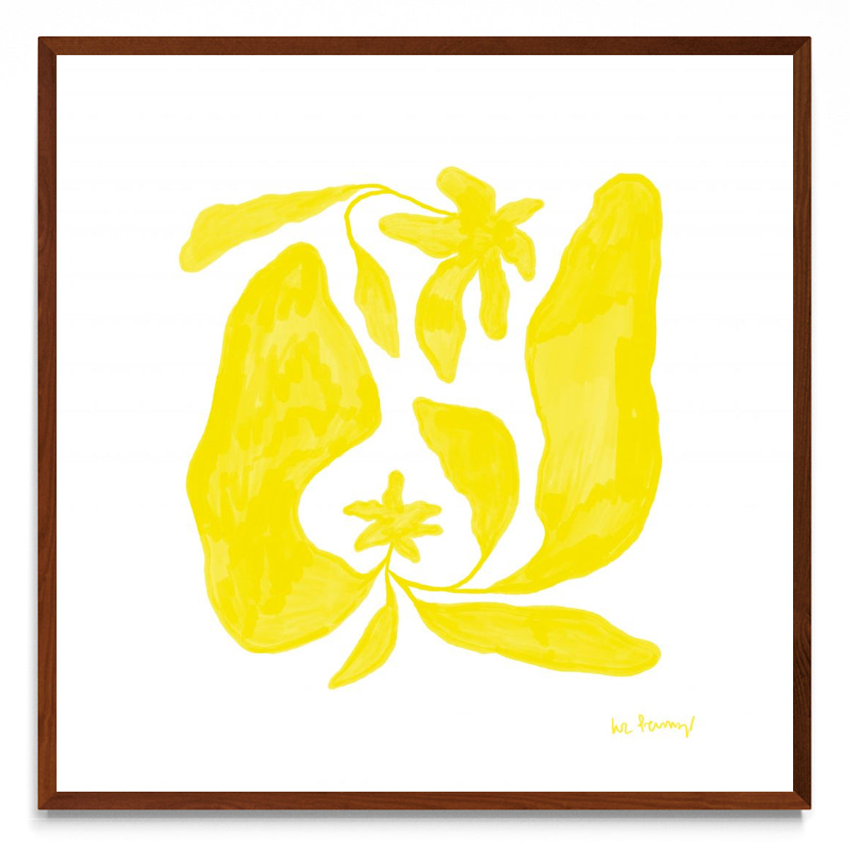 Flor amarilla 5 - cuadrado MO