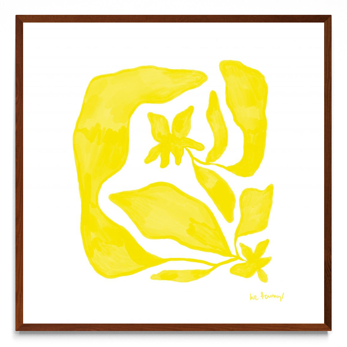 Flor amarilla 6 - cuadrado MO