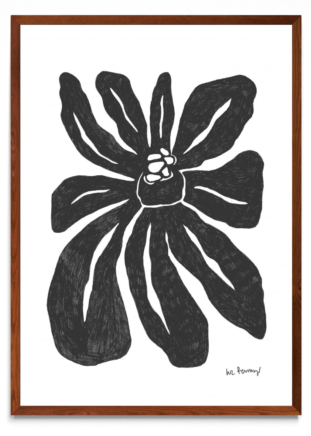 Flor casi negra 1 - Retrato MO