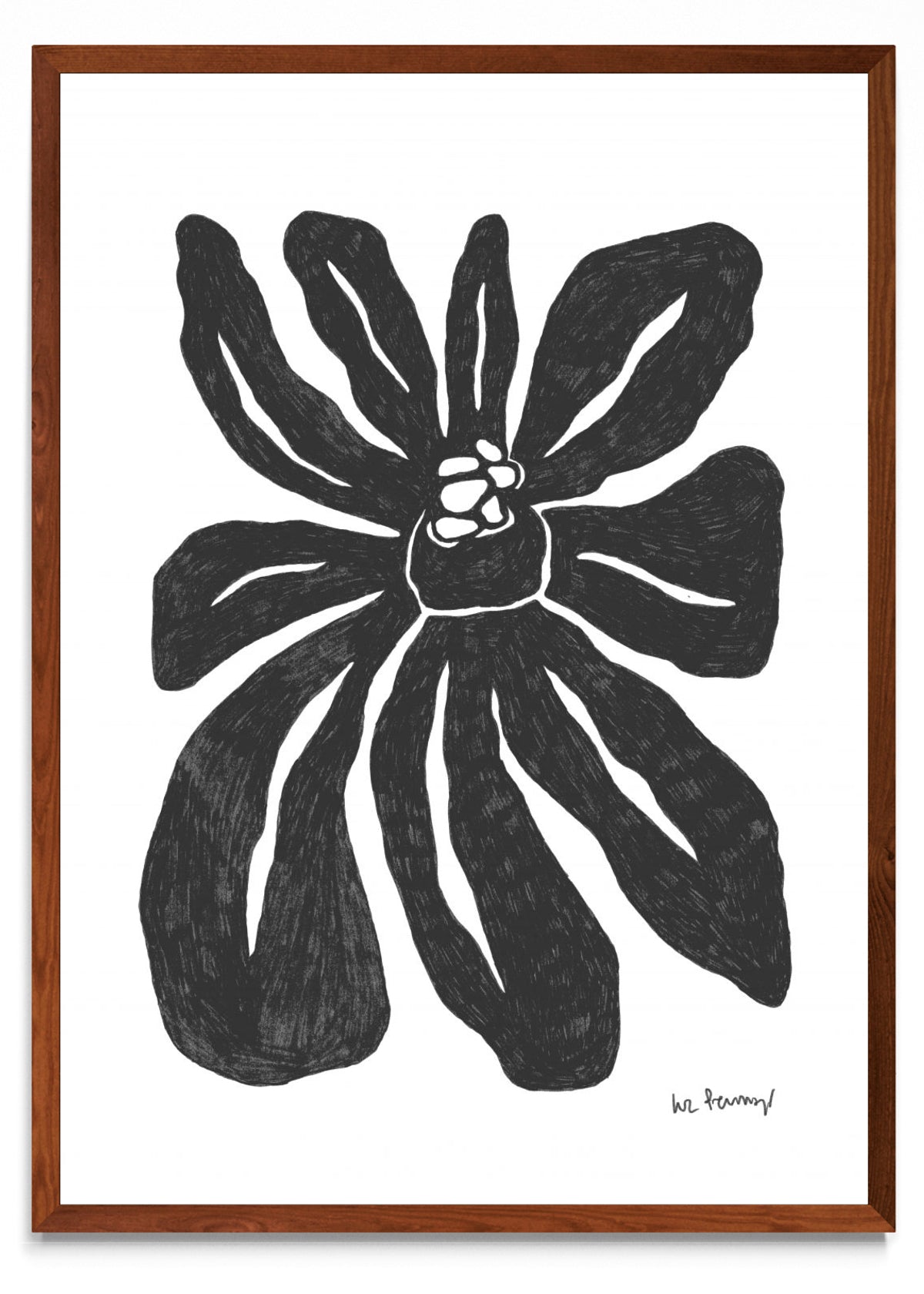 Flor casi negra 1 - Retrato MO