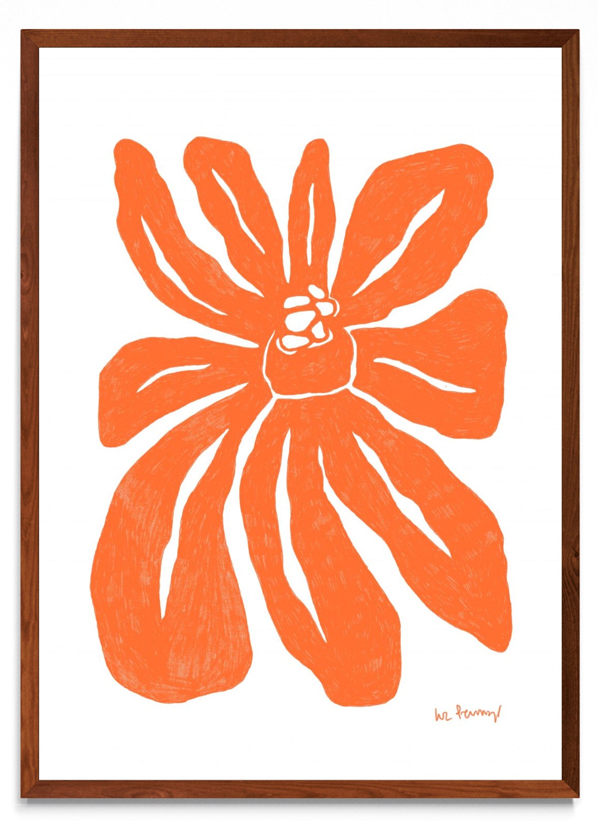 Flor naranja 1 - Retrato MO