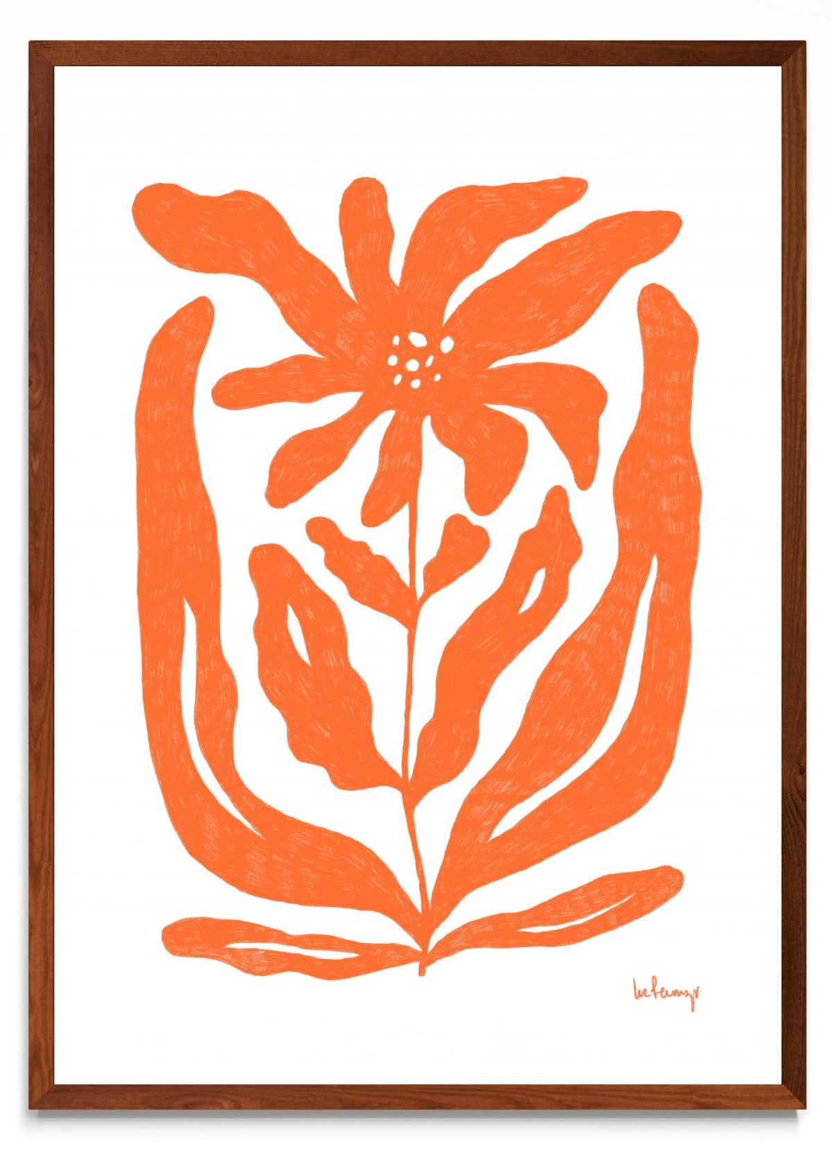Flor naranja 2 - Retrato MO