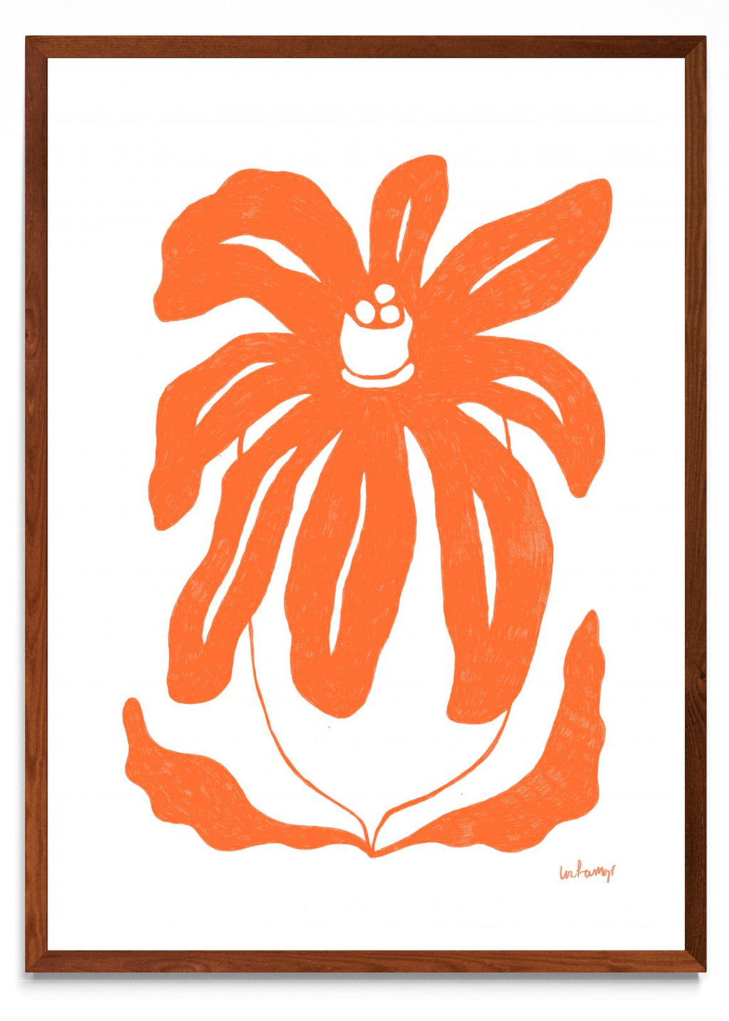 Flor naranja 3 - Retrato MO