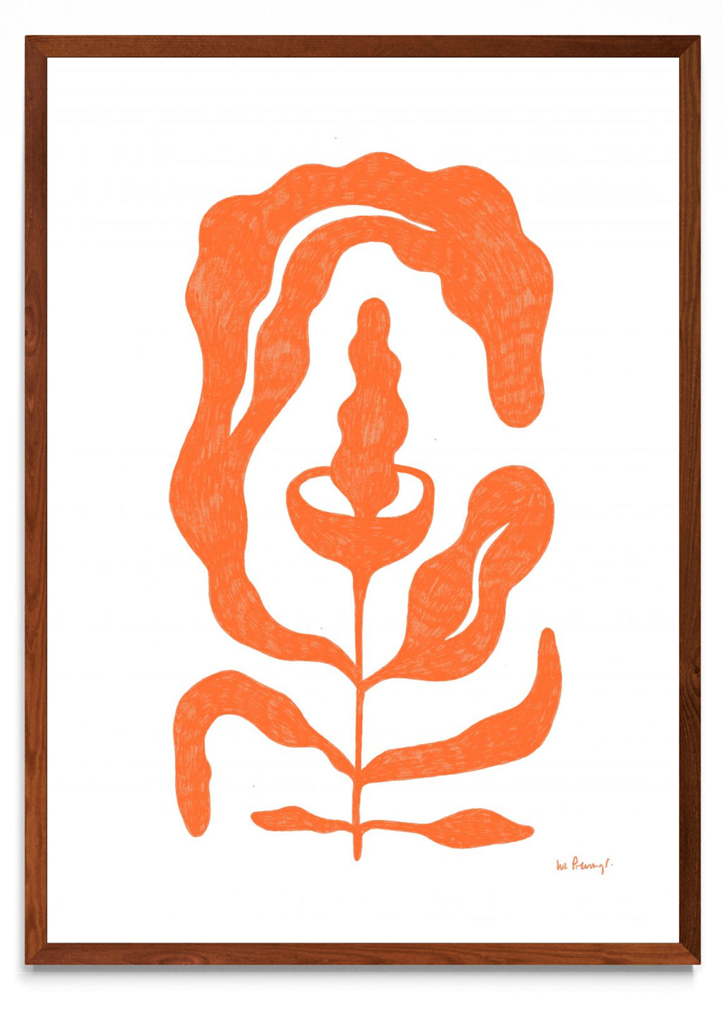 Flor naranja 4 - Retrato MO