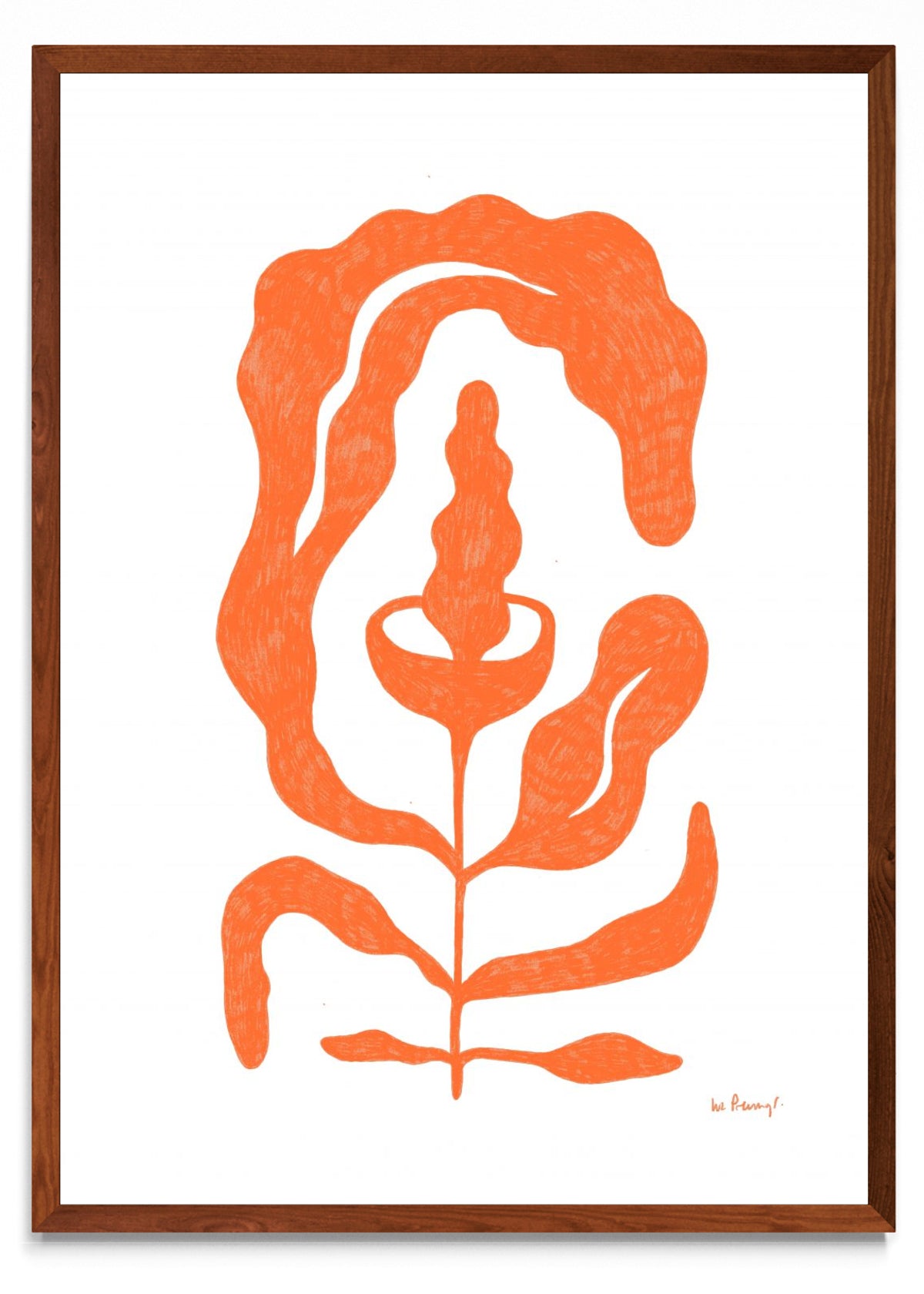 Flor naranja 4 - Retrato MO