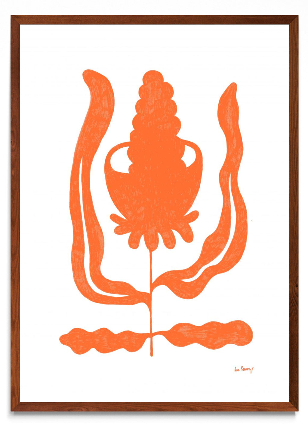 Flor naranja 5 - Retrato MO