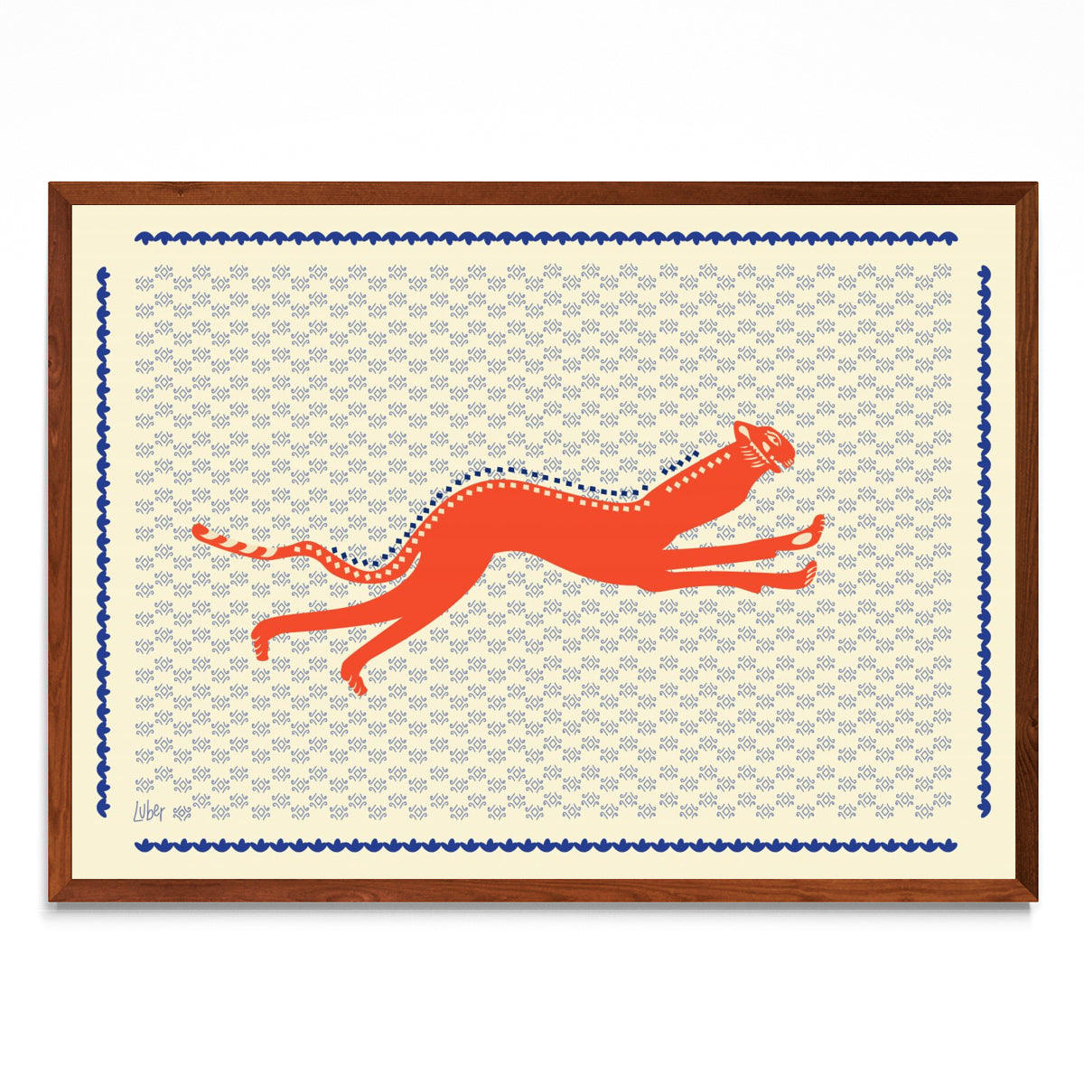 Un cuadrito azul y rojo - Paisaje MO