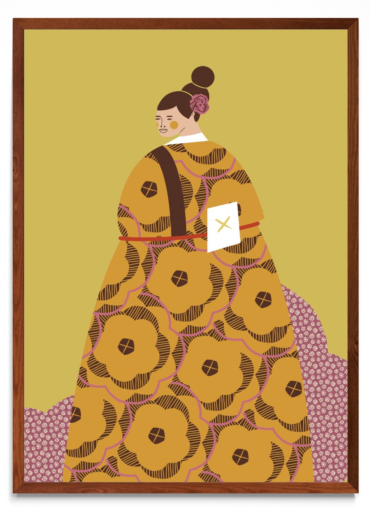 Mujer con Kimono Canela - Retrato MO