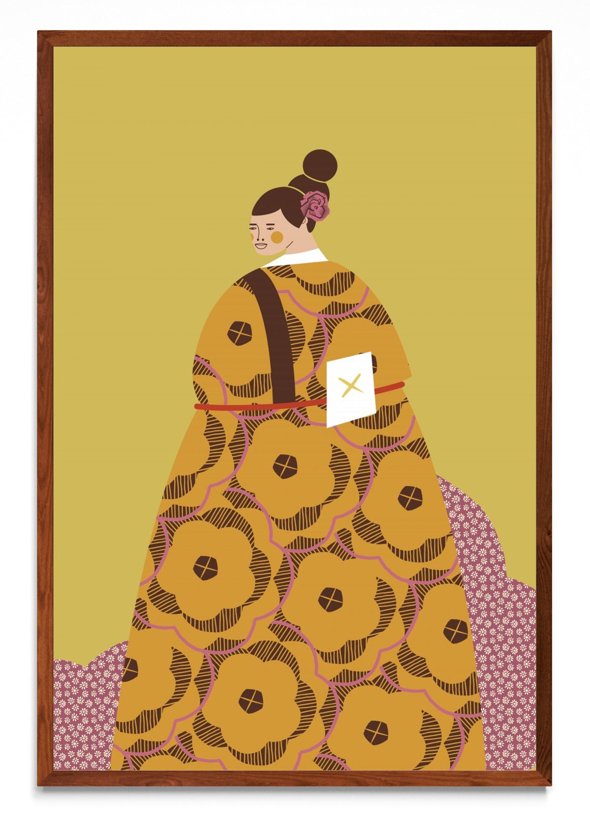 Mujer con Kimono Canela - FotoV MO