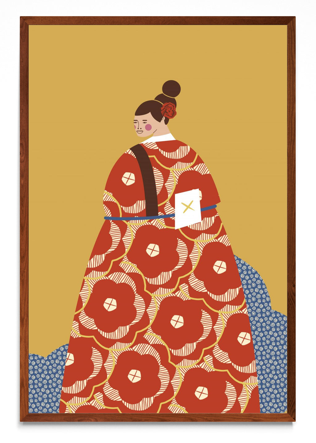 Mujer con Kimono Rojo - FotoV MO