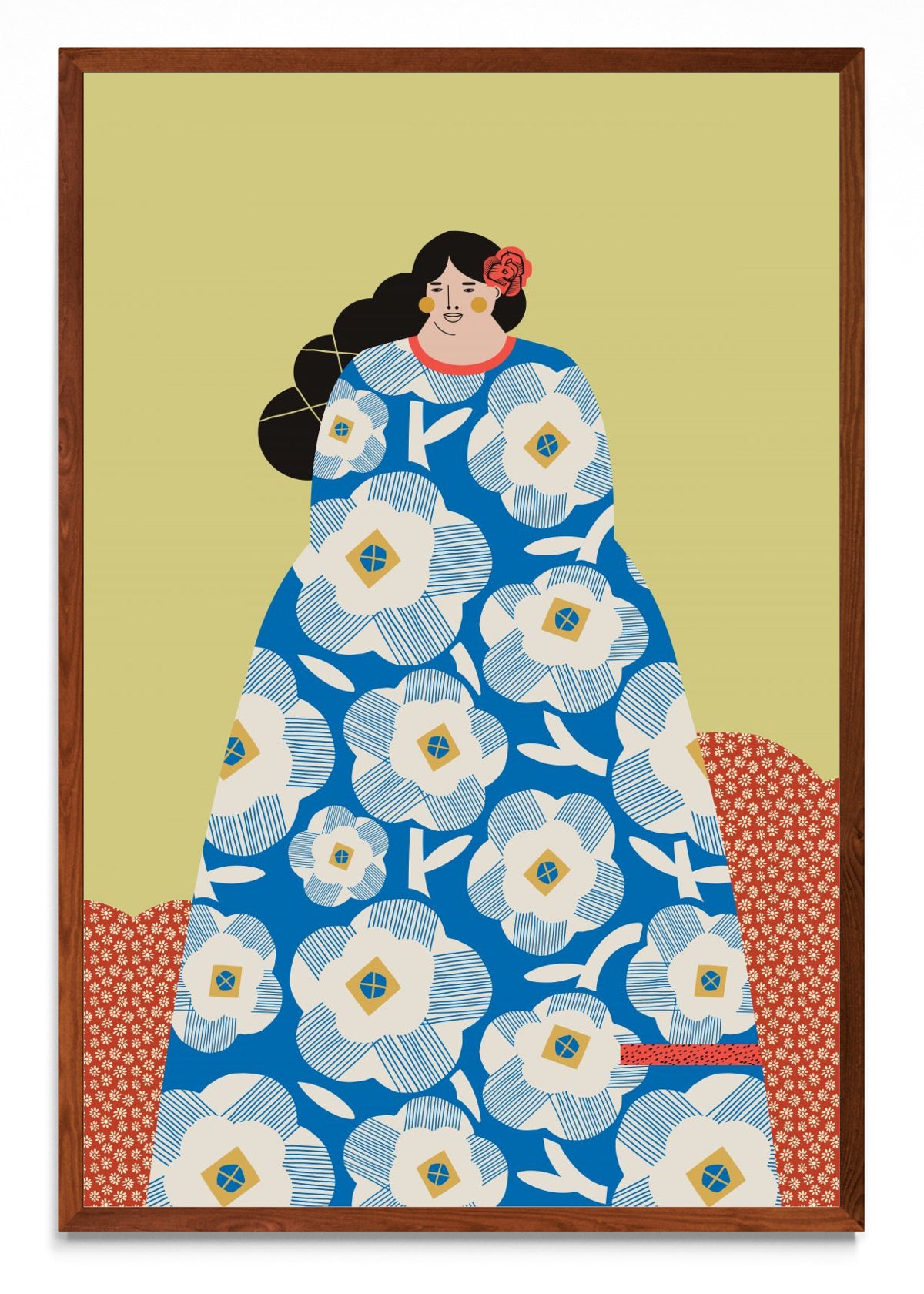 Mujer con vestido Azul - FotoV MO
