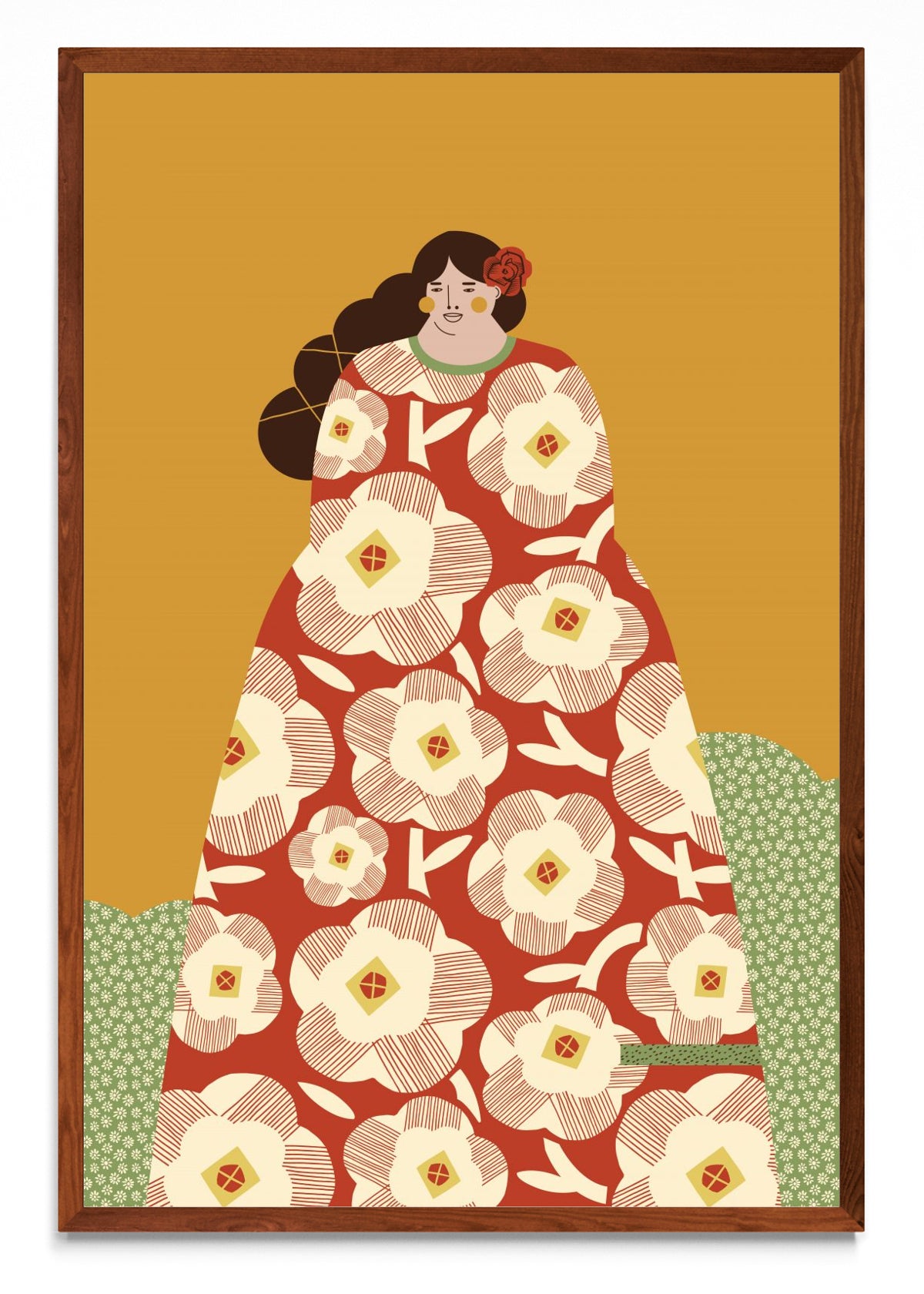 Mujer con Kimono Rojo - FotoV MO