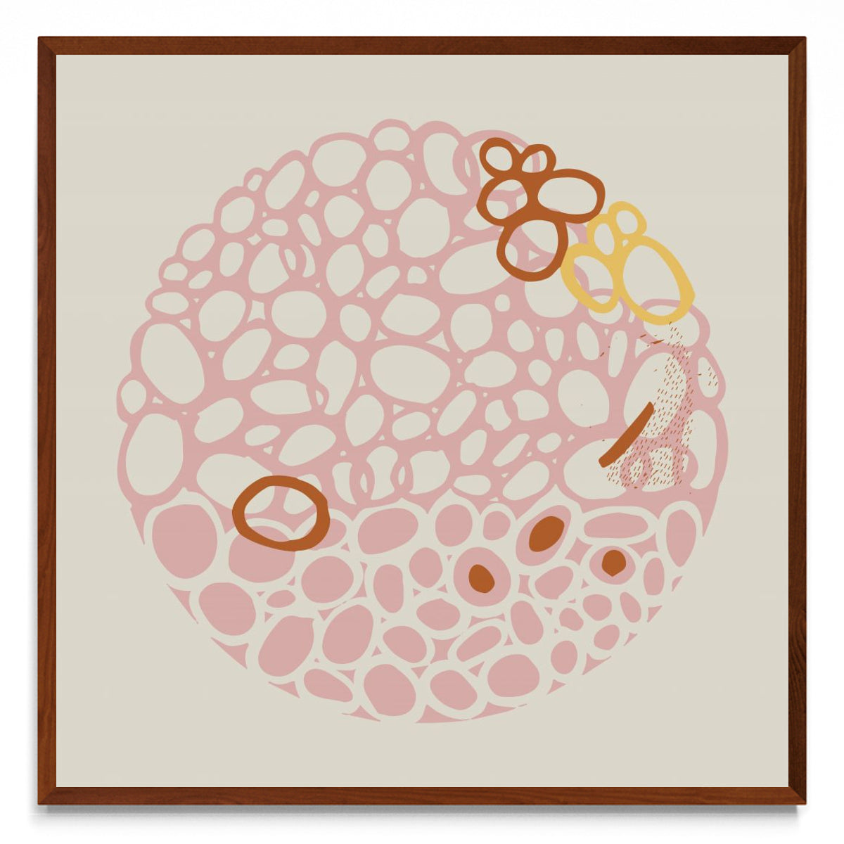 STONE CIRCLE - PALE PINK - cuadrado MO