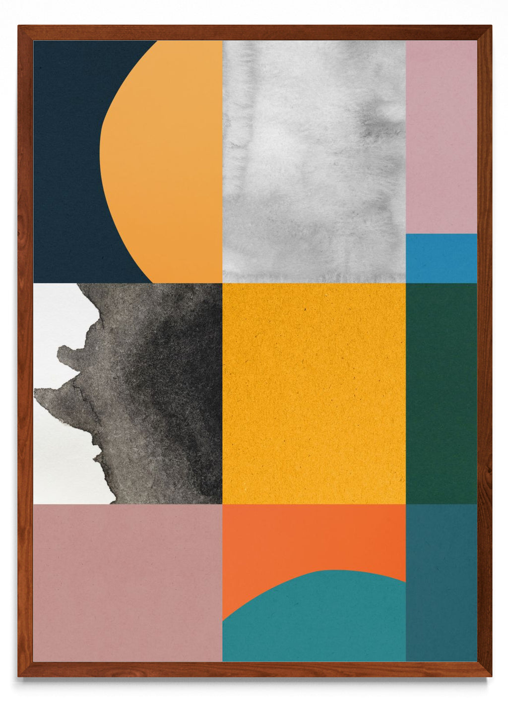 Collage abstracto 1 - Retrato MO