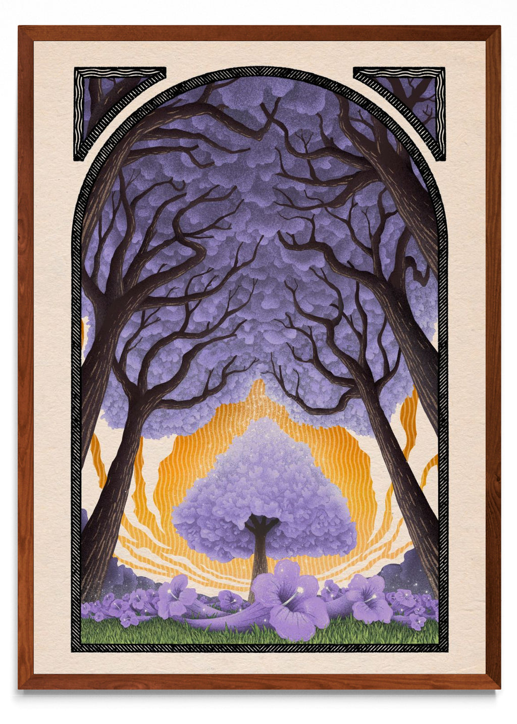 Trees of life - jacarandá - Retrato MO