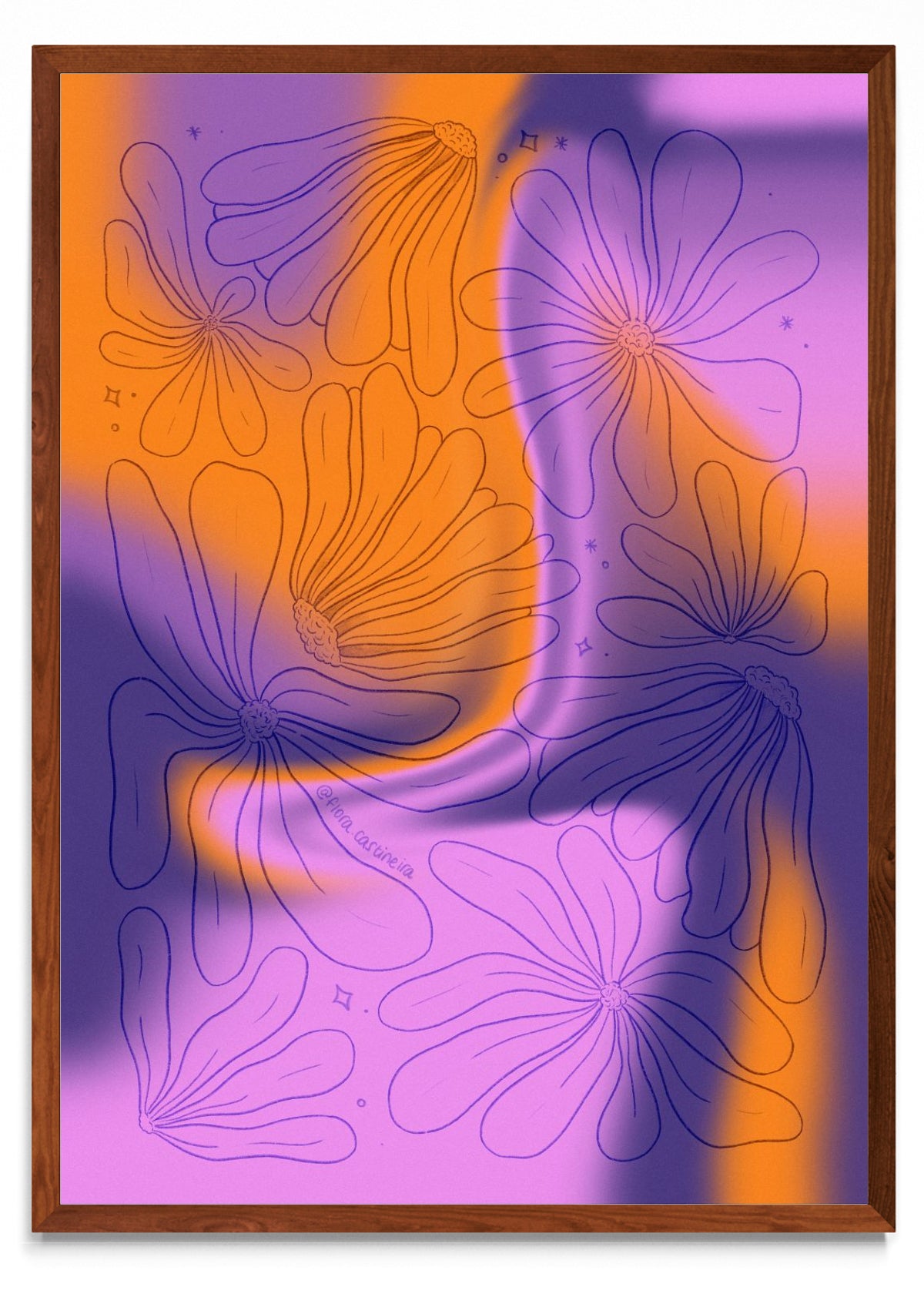 Jardin flores - Retrato MO