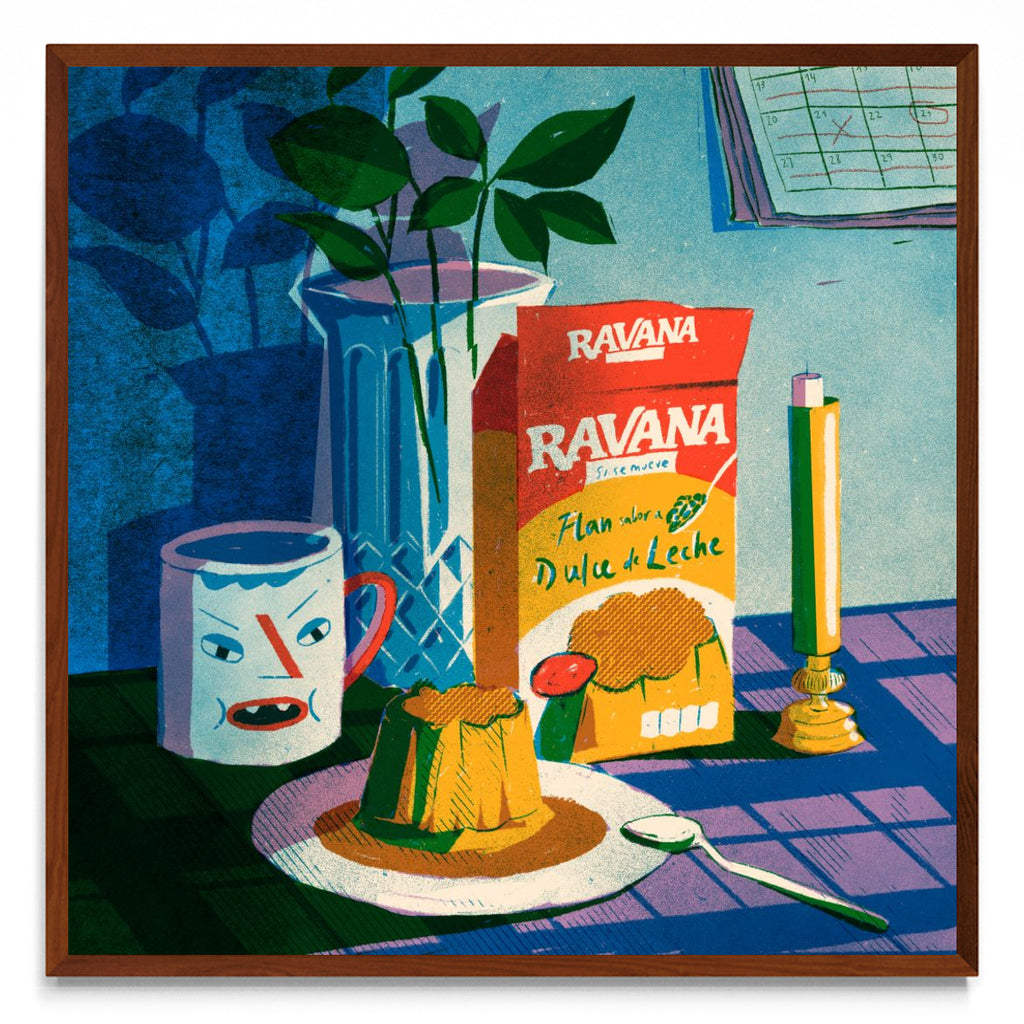 Alegoría del flan - cuadrado MO