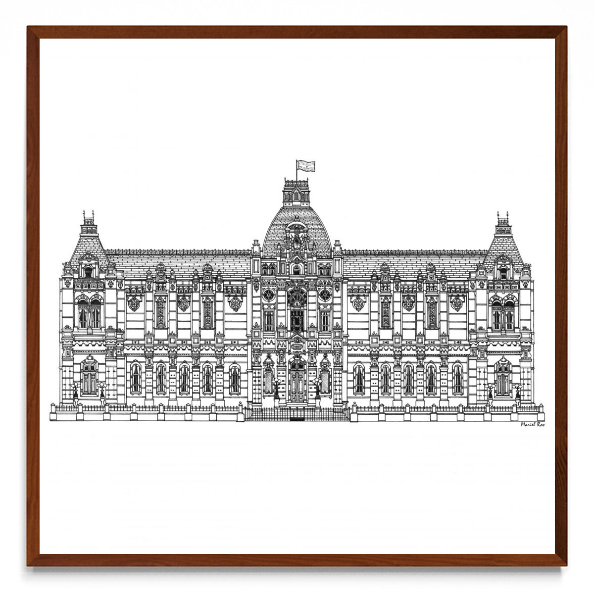 Palacio de Aguas Corrientes - cuadrado MO