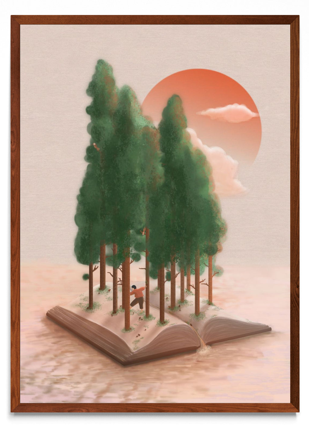 Lecturas en el bosque - Retrato MO