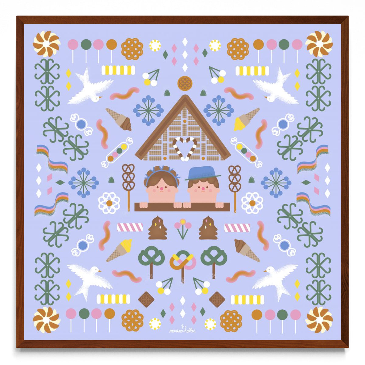 HANSEL Y GRETEL - cuadrado MO