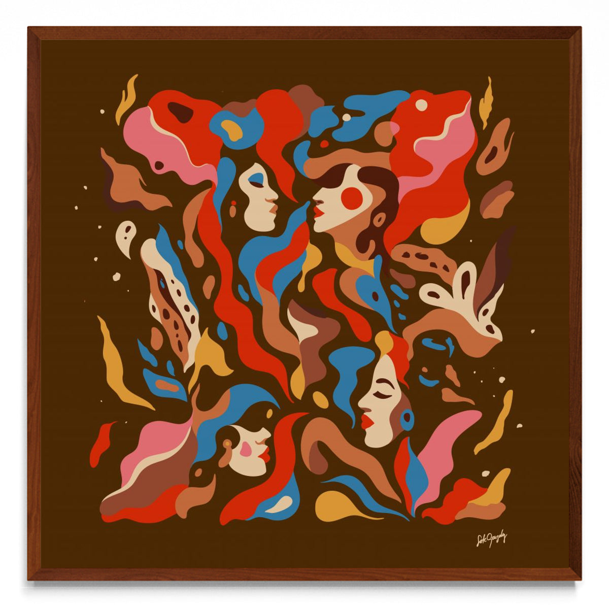 Caras de Fuego_II - cuadrado MO