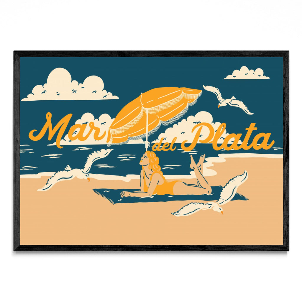 Recuerdo de mar del plata - Paisaje N