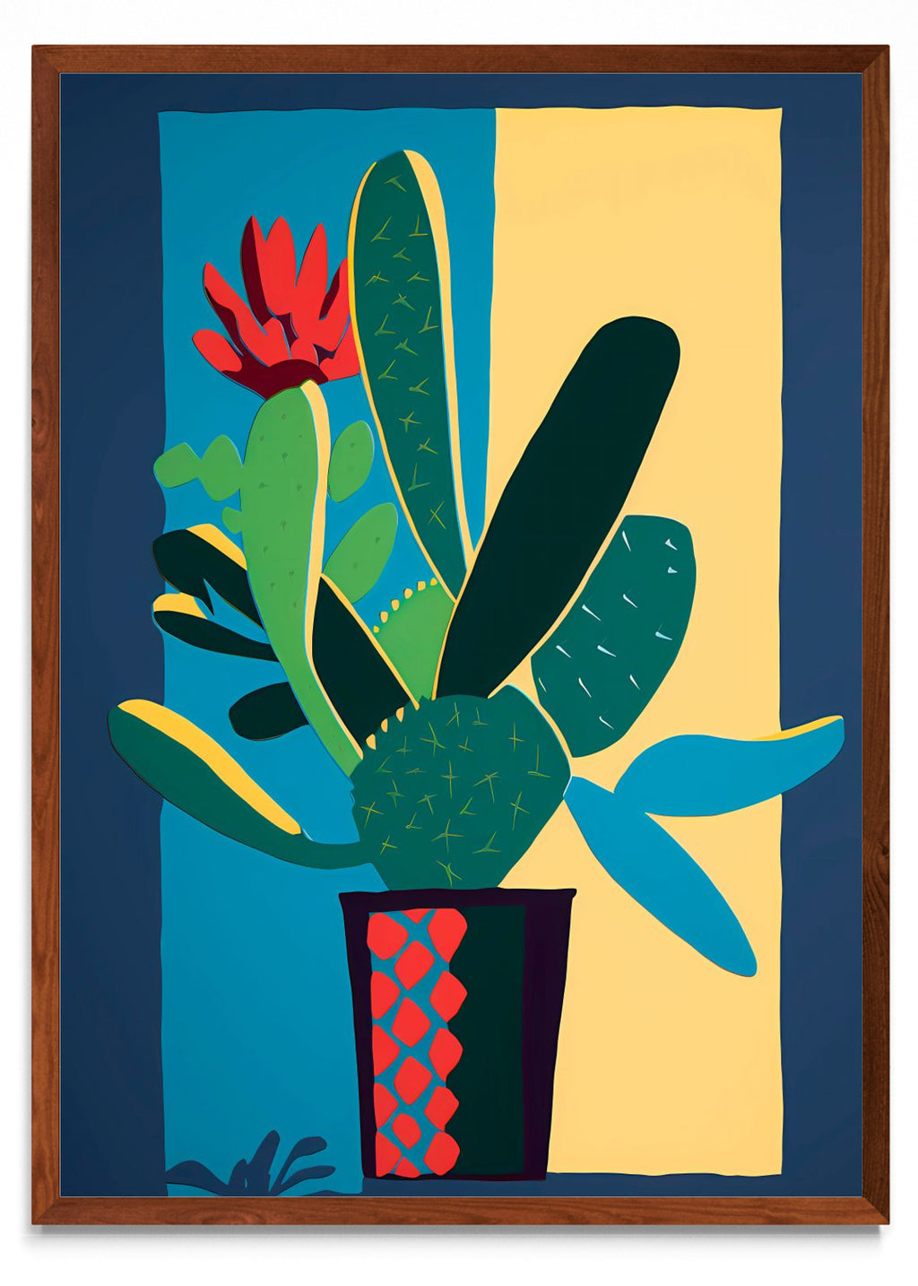 Cactus en Flor - Retrato MO