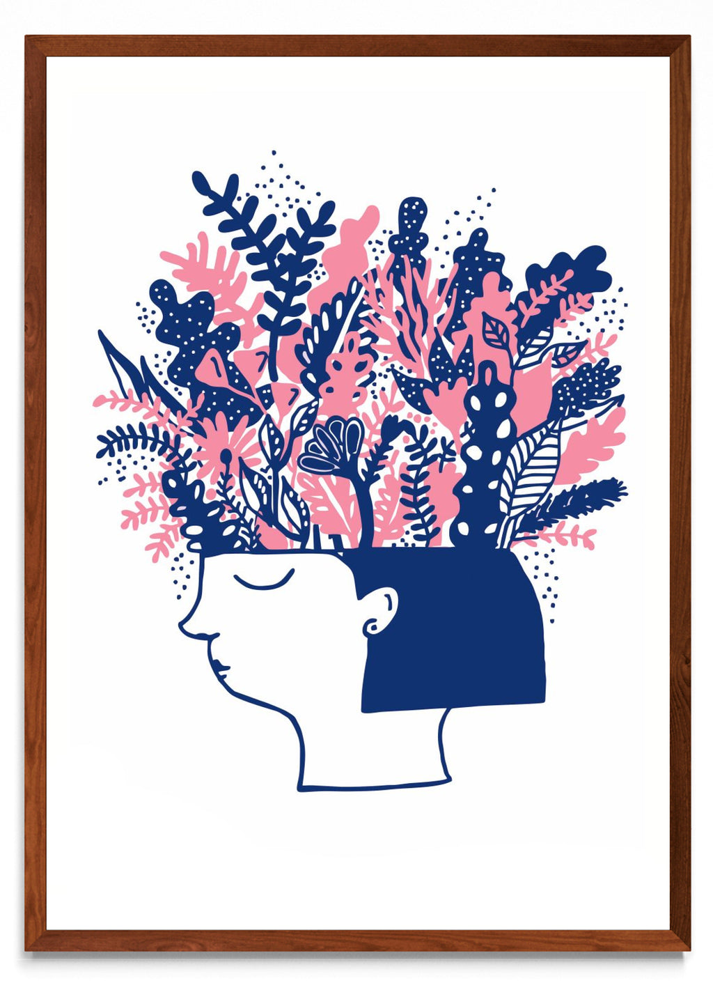 Flores en la cabeza - Retrato MO