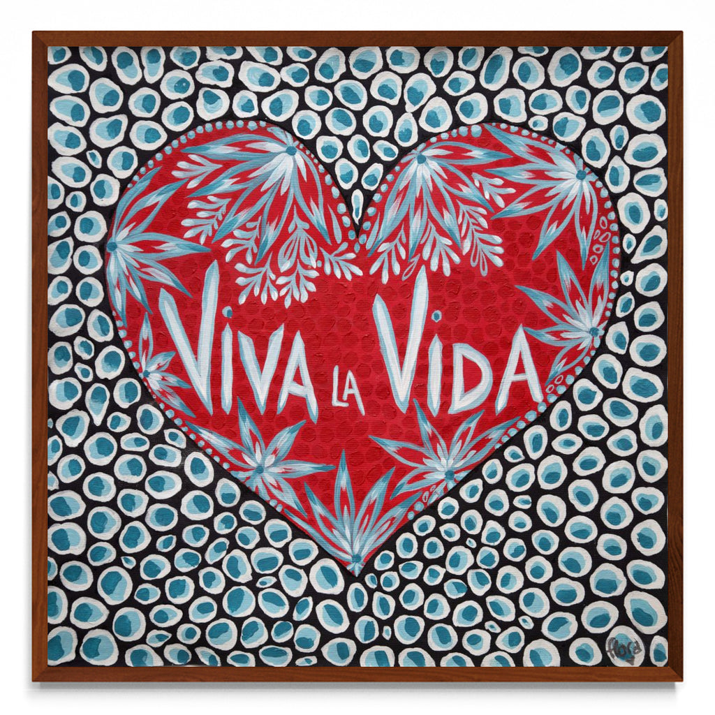 Viva la vida red - cuadrado MO