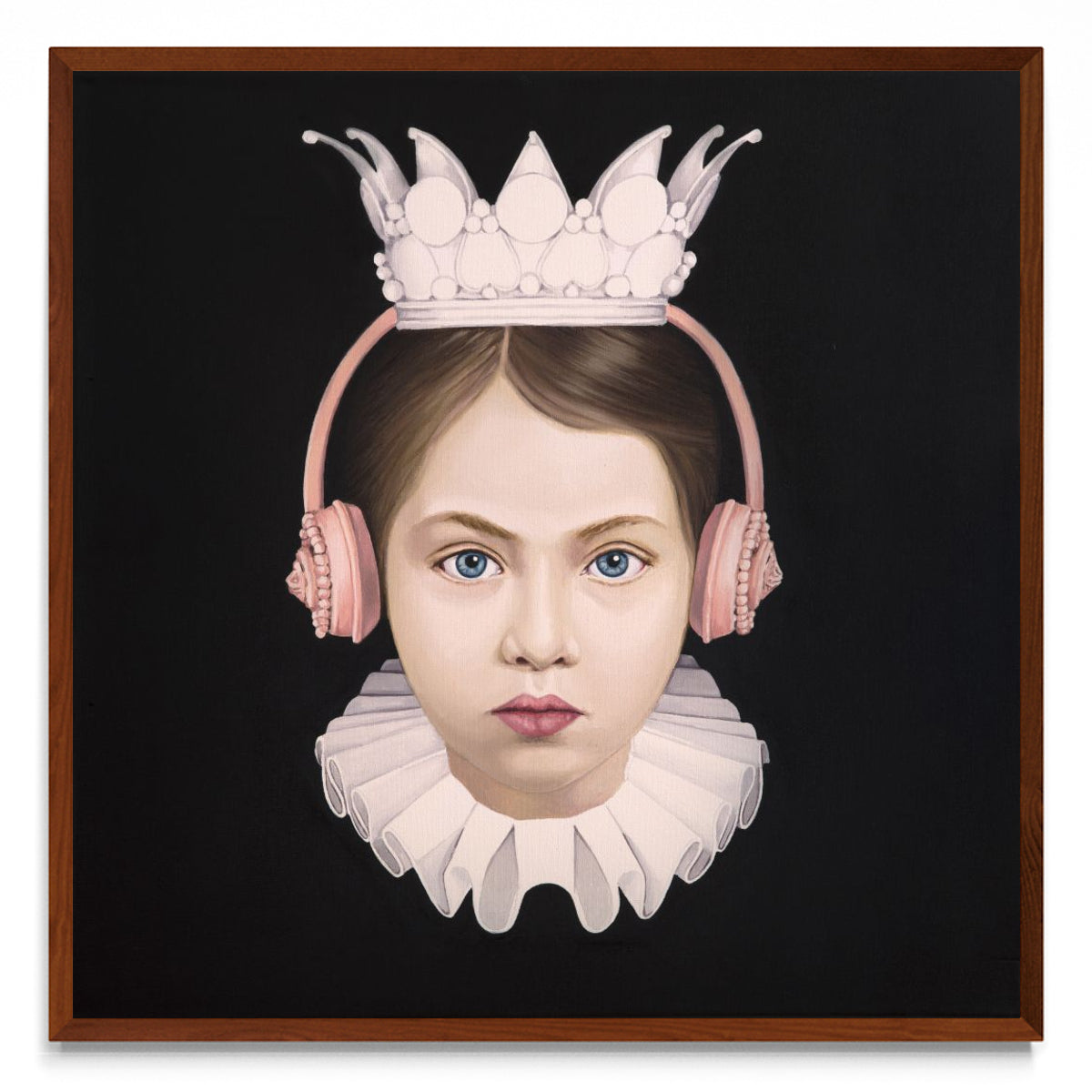 Pink Corona Girl - cuadrado MO