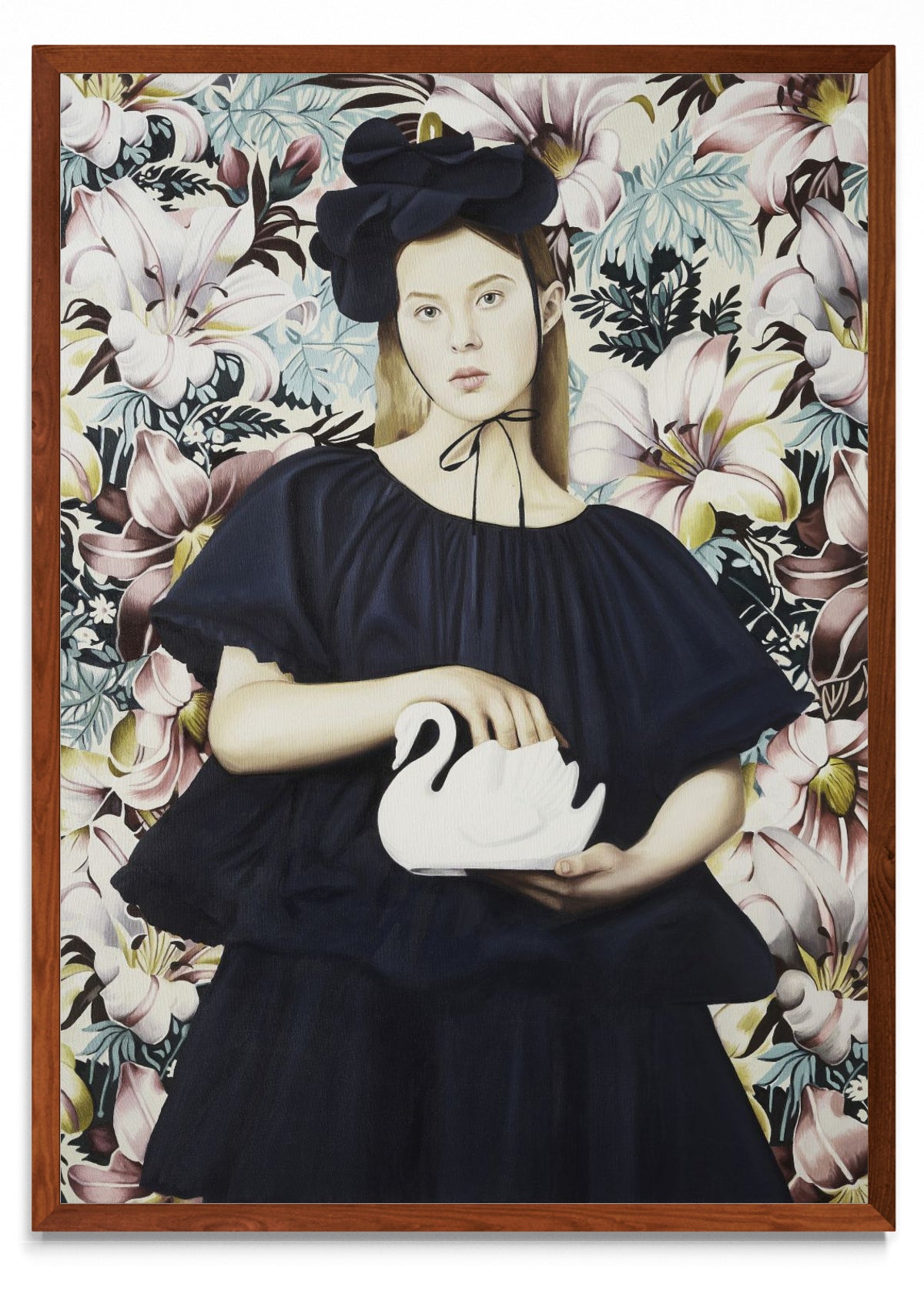 Reina con Cisne - Retrato MO