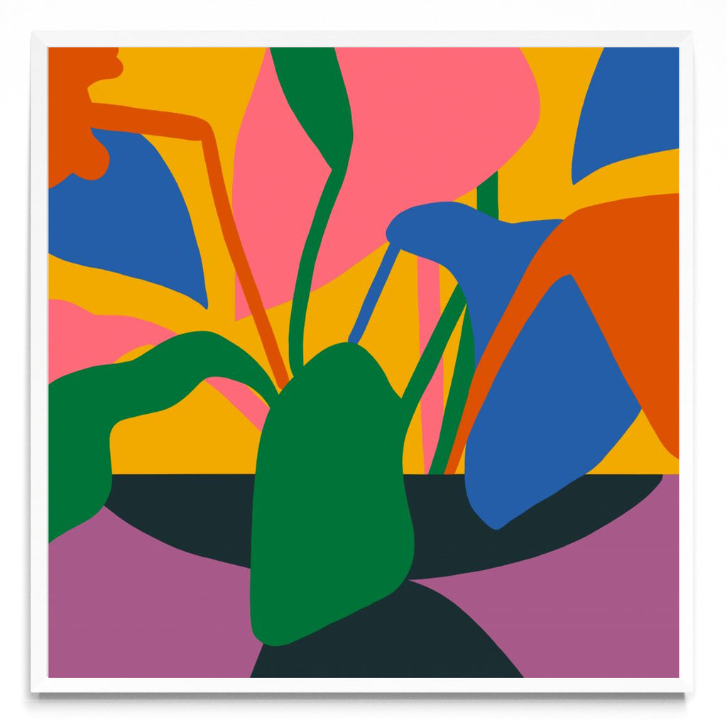 Plantas en verano - Cuadrado BL