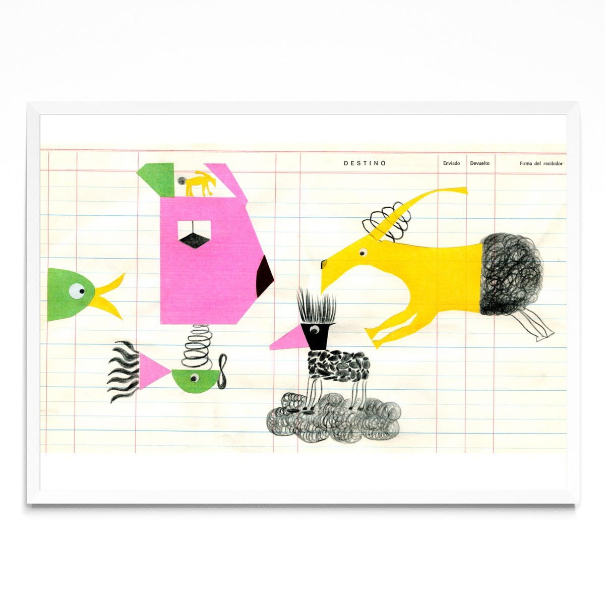 Animales fantásticos - Paisaje BL