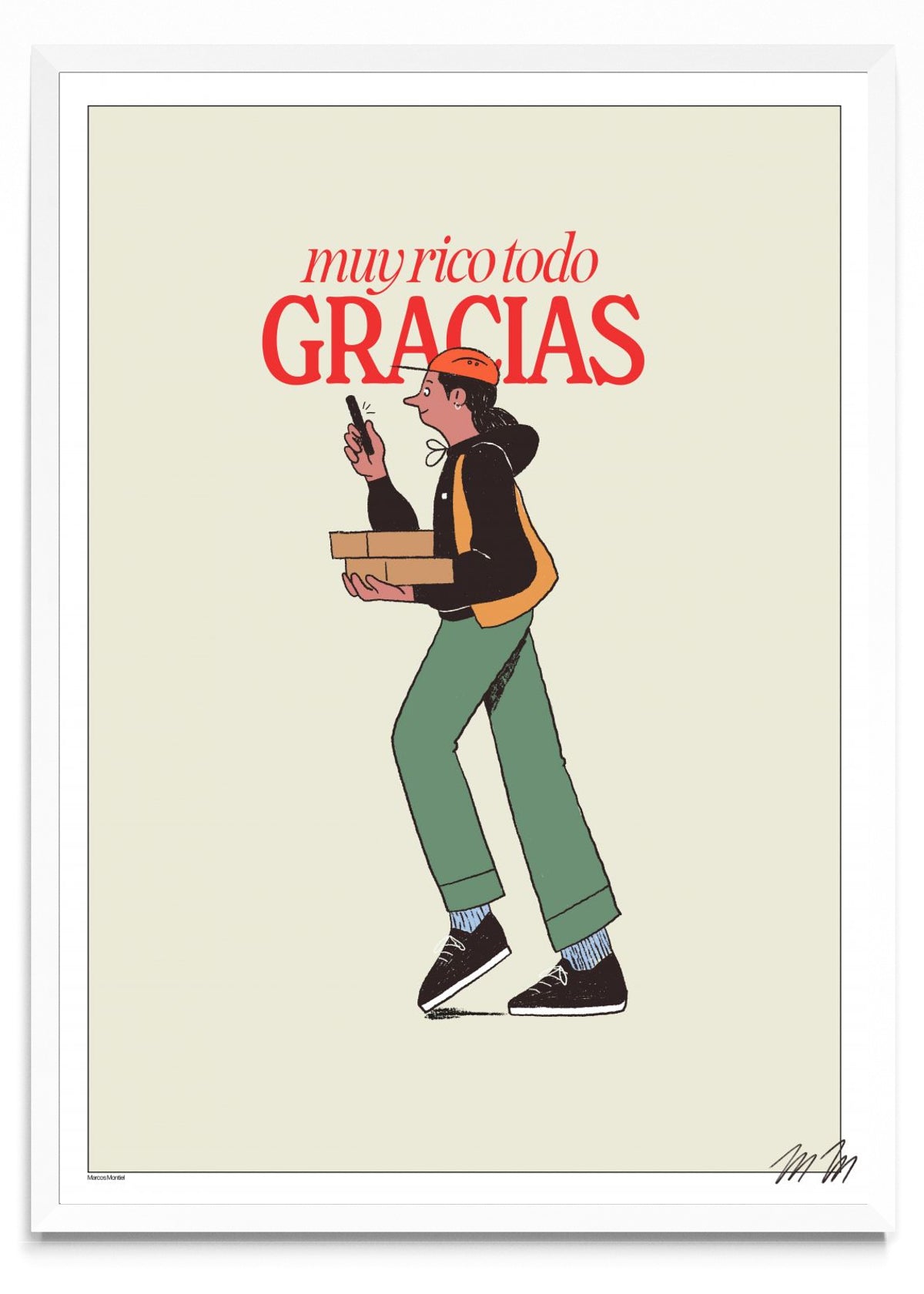 Muy rico todo Gracias - Retrato BL