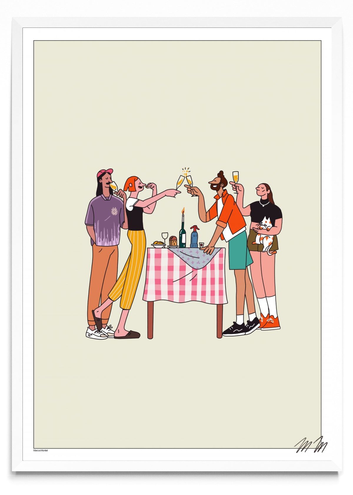 El Brindis - Retrato BL