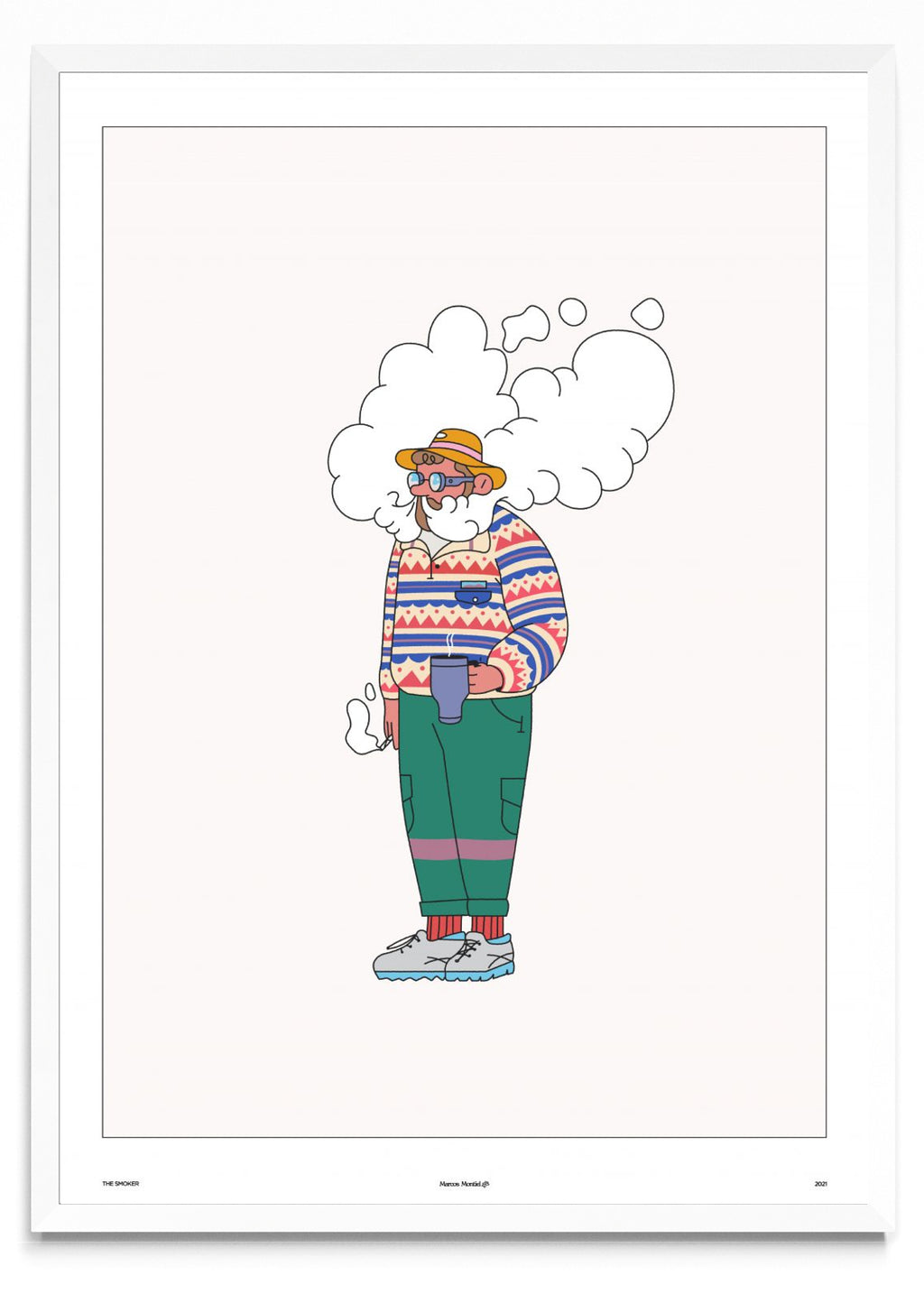 The Smoker - Retrato BL