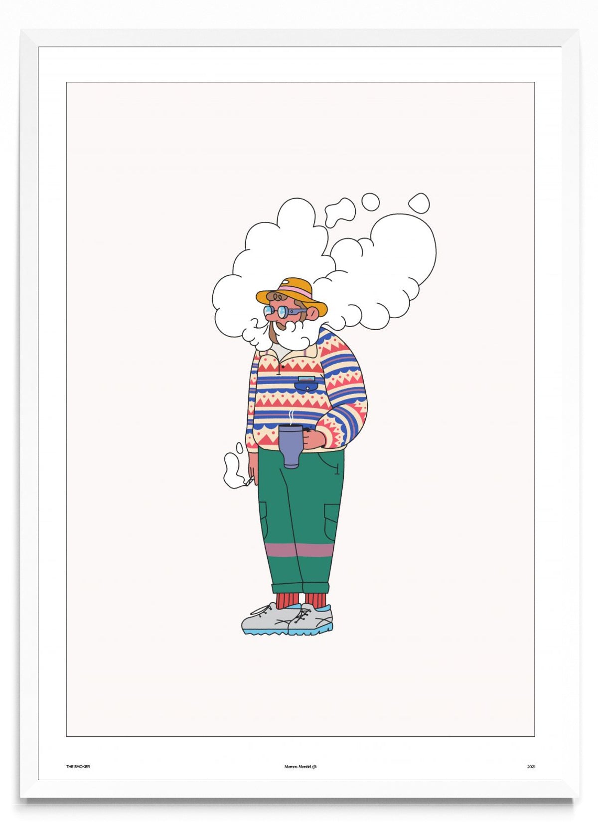 The Smoker - Retrato BL