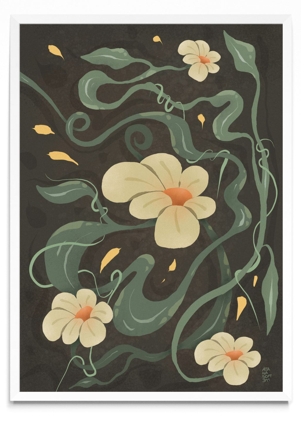 Flores #45 - Retrato BL