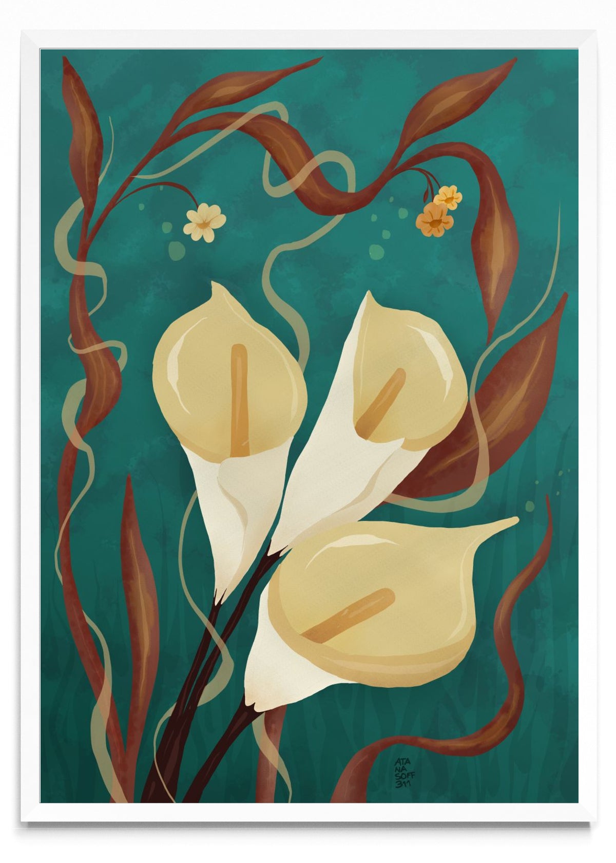 Flores #46 - Retrato BL