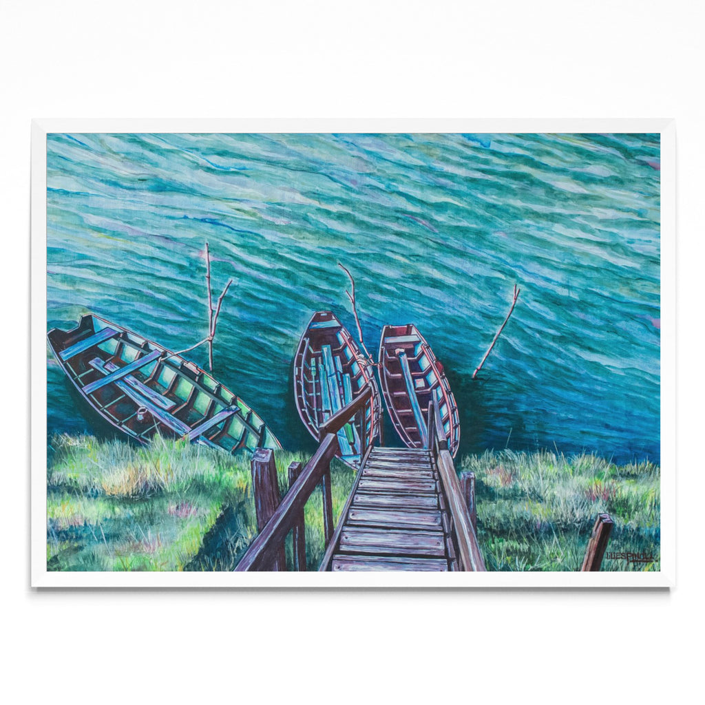 Canoas pesqueras - Paisaje BL