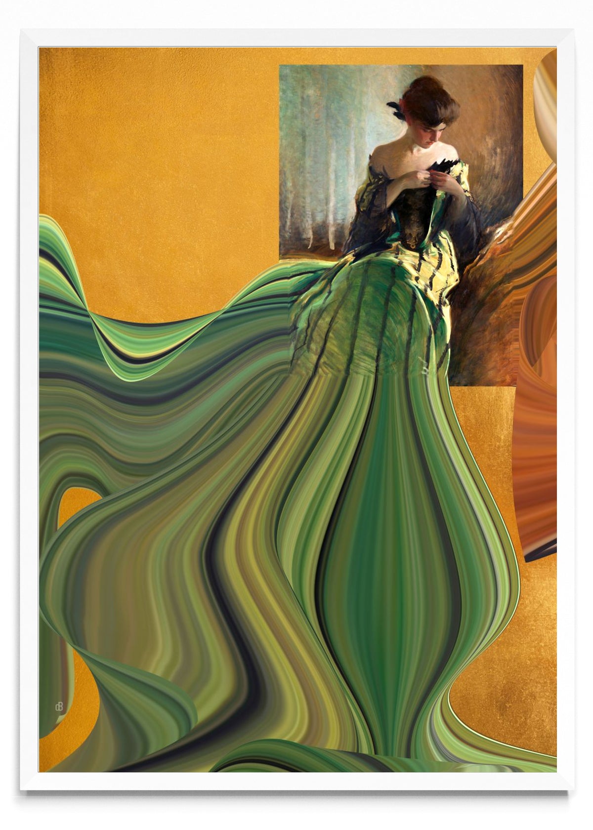 Appropriation – Green Dress - Retrato BL