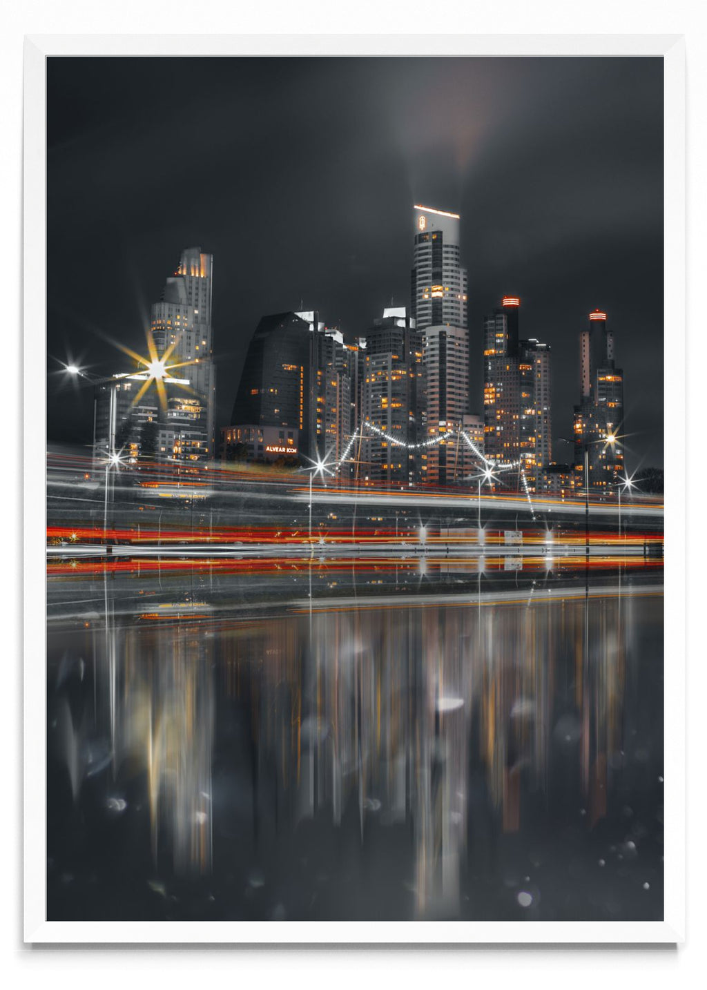 Cielos de Puerto Madero - Retrato BL