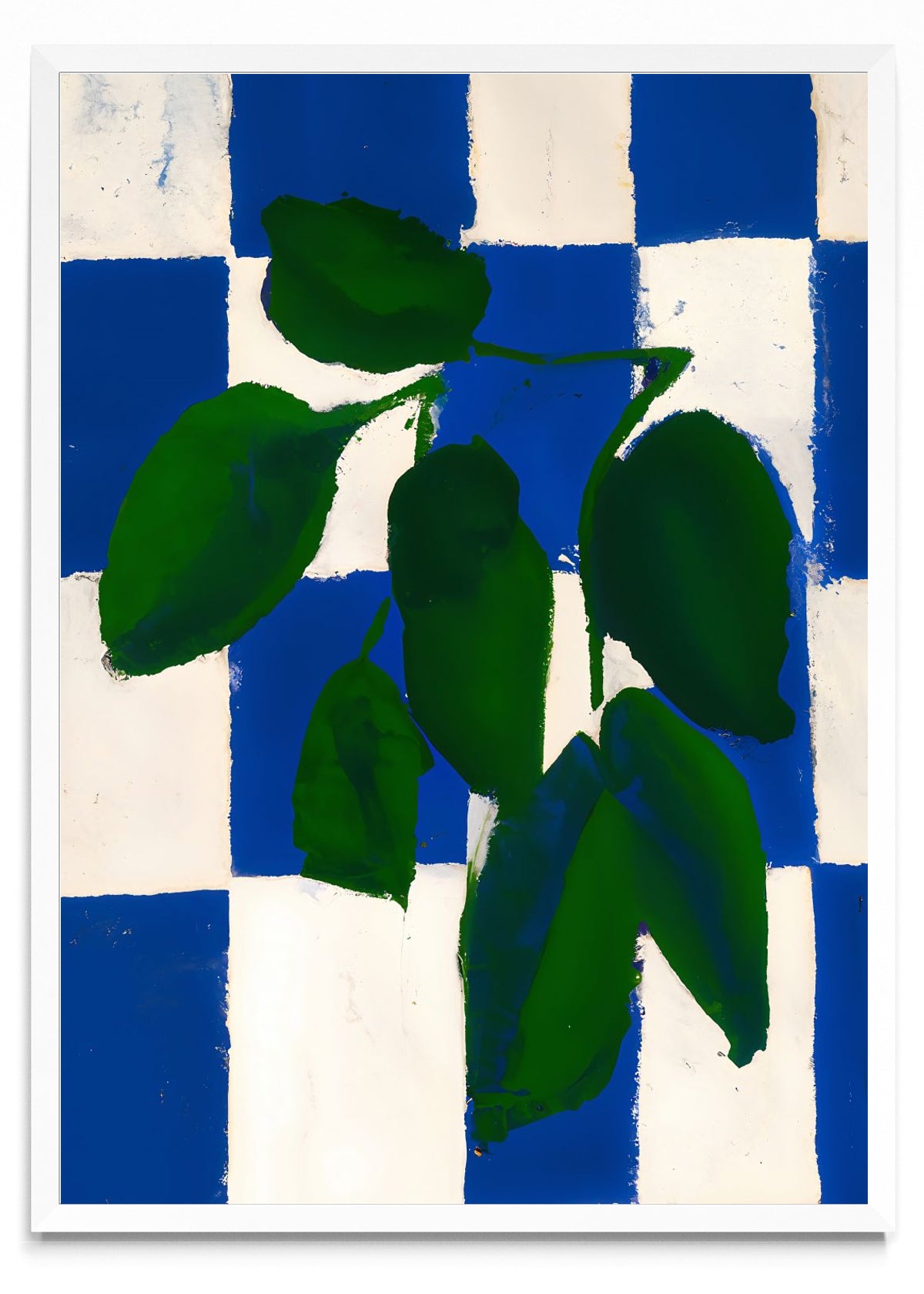 Checkered greenery - Retrato BL