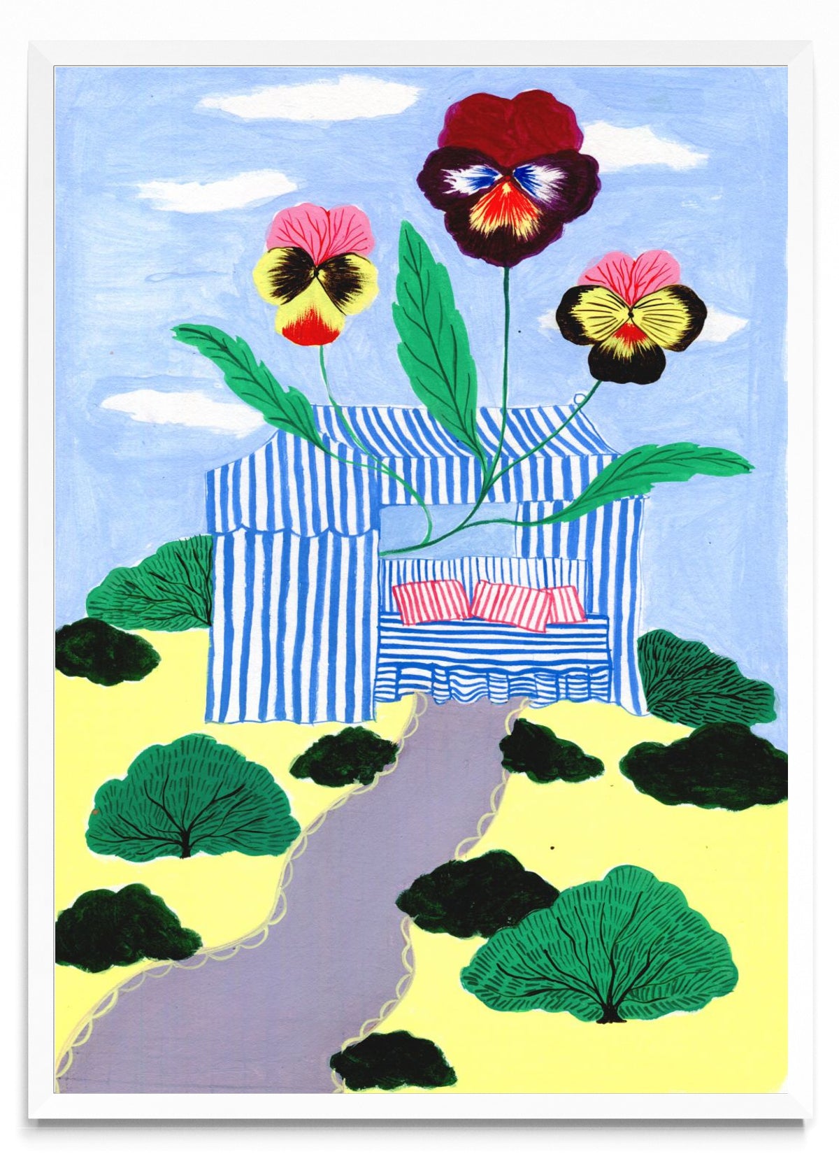Carpa y pensamientos - Retrato BL