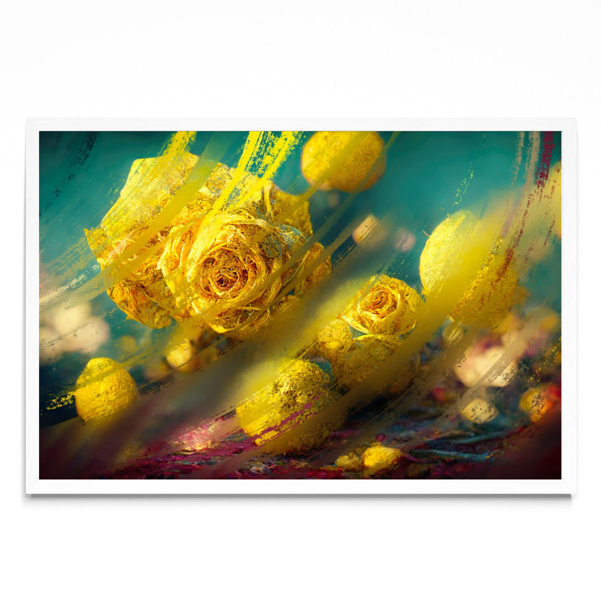 Virtual Garden - Yellow Roses - FotoH BL