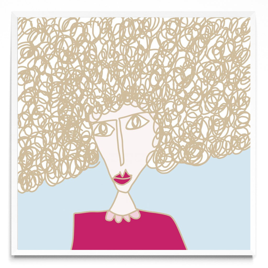 Mujer sorprendente - Cuadrado BL
