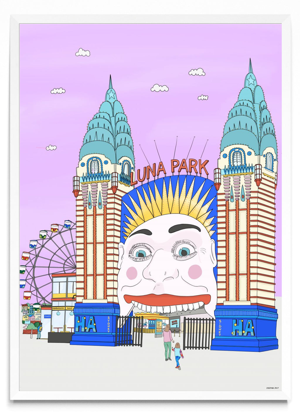 Luna Park Sydney - Retrato BL