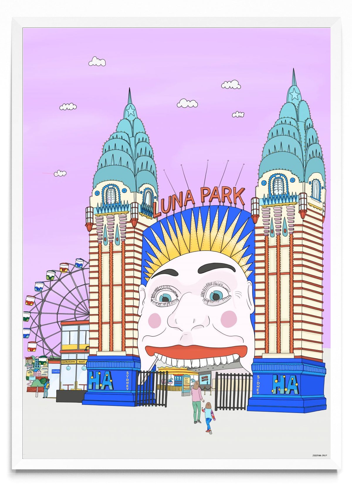 Luna Park Sydney - Retrato BL